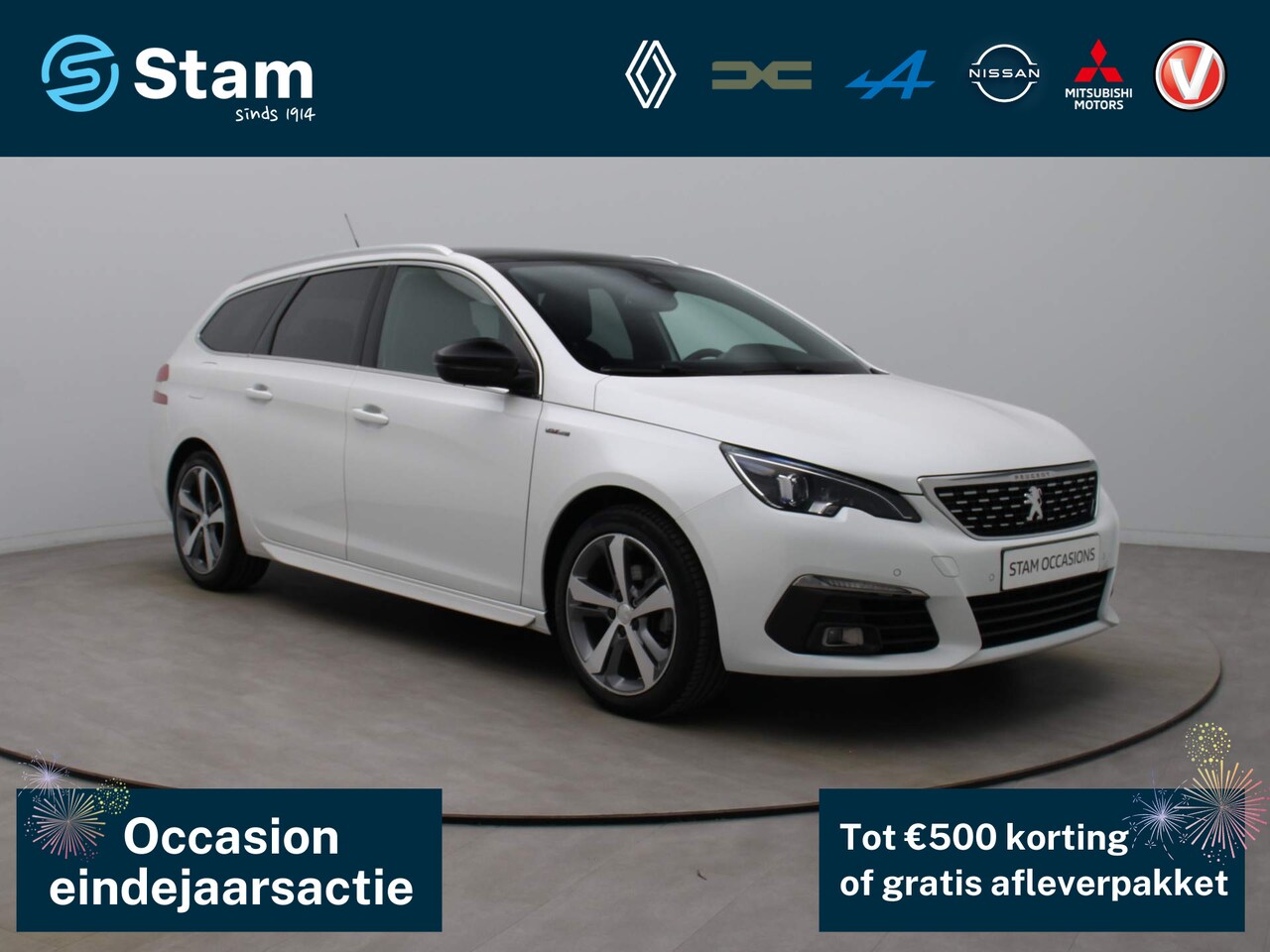 Peugeot 308 SW - 130pk PureTech GT-line Camera | Climate | Navi | Parksens. v+a | Panoramadak - AutoWereld.nl