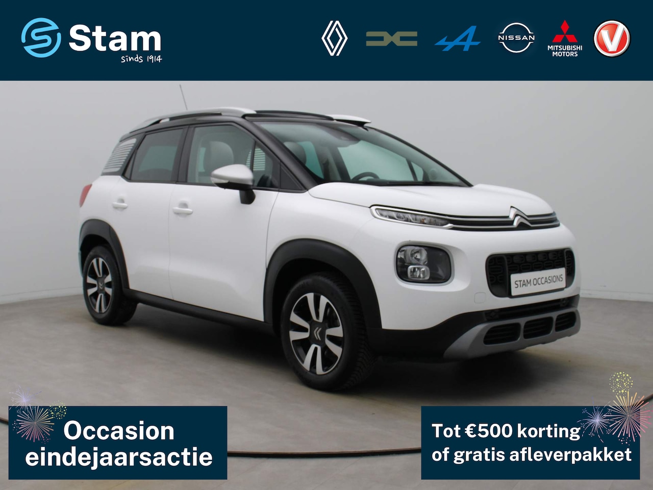 Citroën C3 Aircross - 130pk PureTech S&S C-Series AUTOMAAT Climate | Head-Up | Navi | Panoramadak | Trekhaak afn - AutoWereld.nl