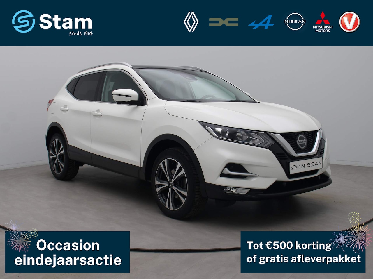 Nissan Qashqai - 115pk N-Connecta 360° Camera | Climate | Navi | Panoramadak - AutoWereld.nl