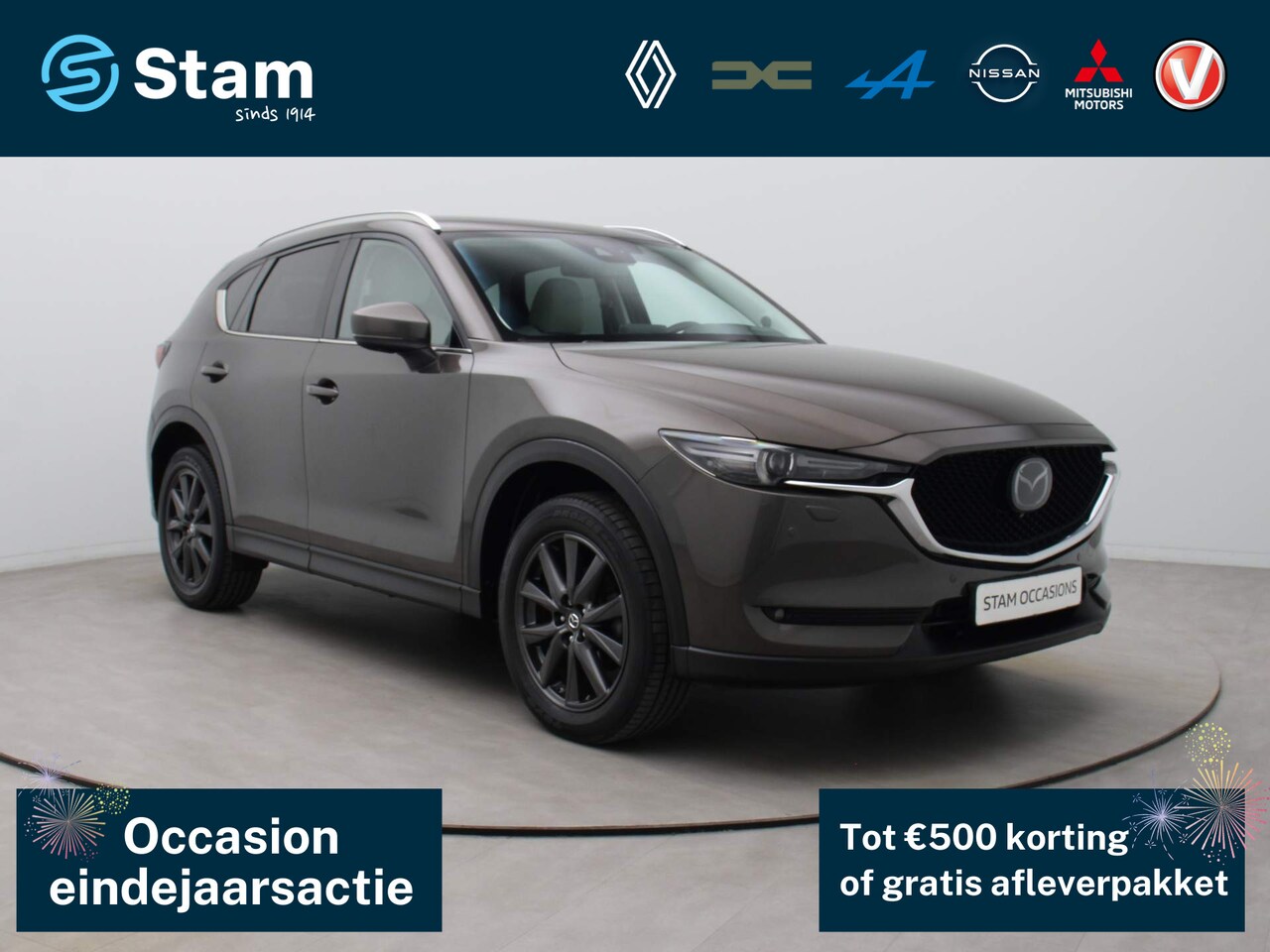 Mazda CX-5 - 2.0 SkyActiv-G 165 GT-M 360° Camera | Climate | Navi | Parksens. v+a | Stuur -\ Stoel verw - AutoWereld.nl