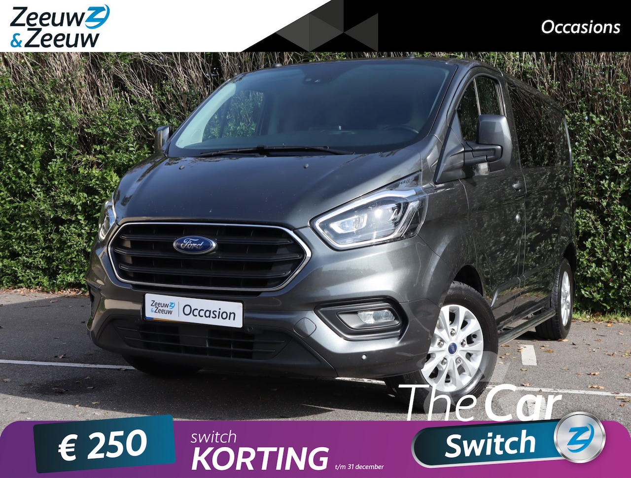 Ford Transit Custom - 280 2.0 TDCI L1H1 Limited | Trekhaak | Apple Carplay & Andriod Auto | Navigatie | Camera | - AutoWereld.nl