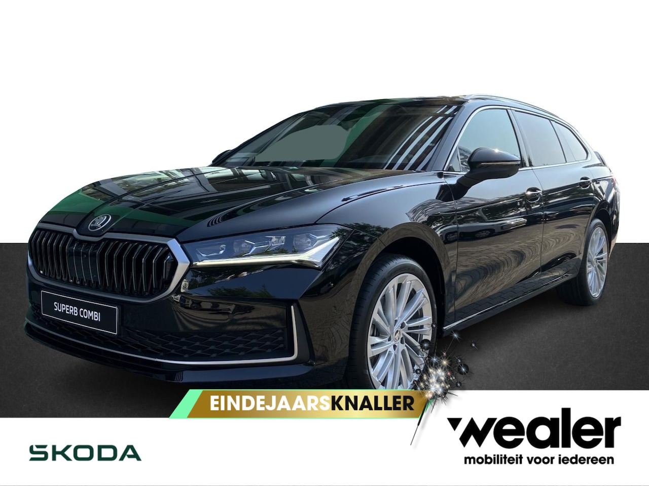 Skoda Superb Combi - First Edition 1.5 TSI m-HEV 150 pk DSG | Automaat | Panorama Dak | Navigatie | Adaptieve c - AutoWereld.nl