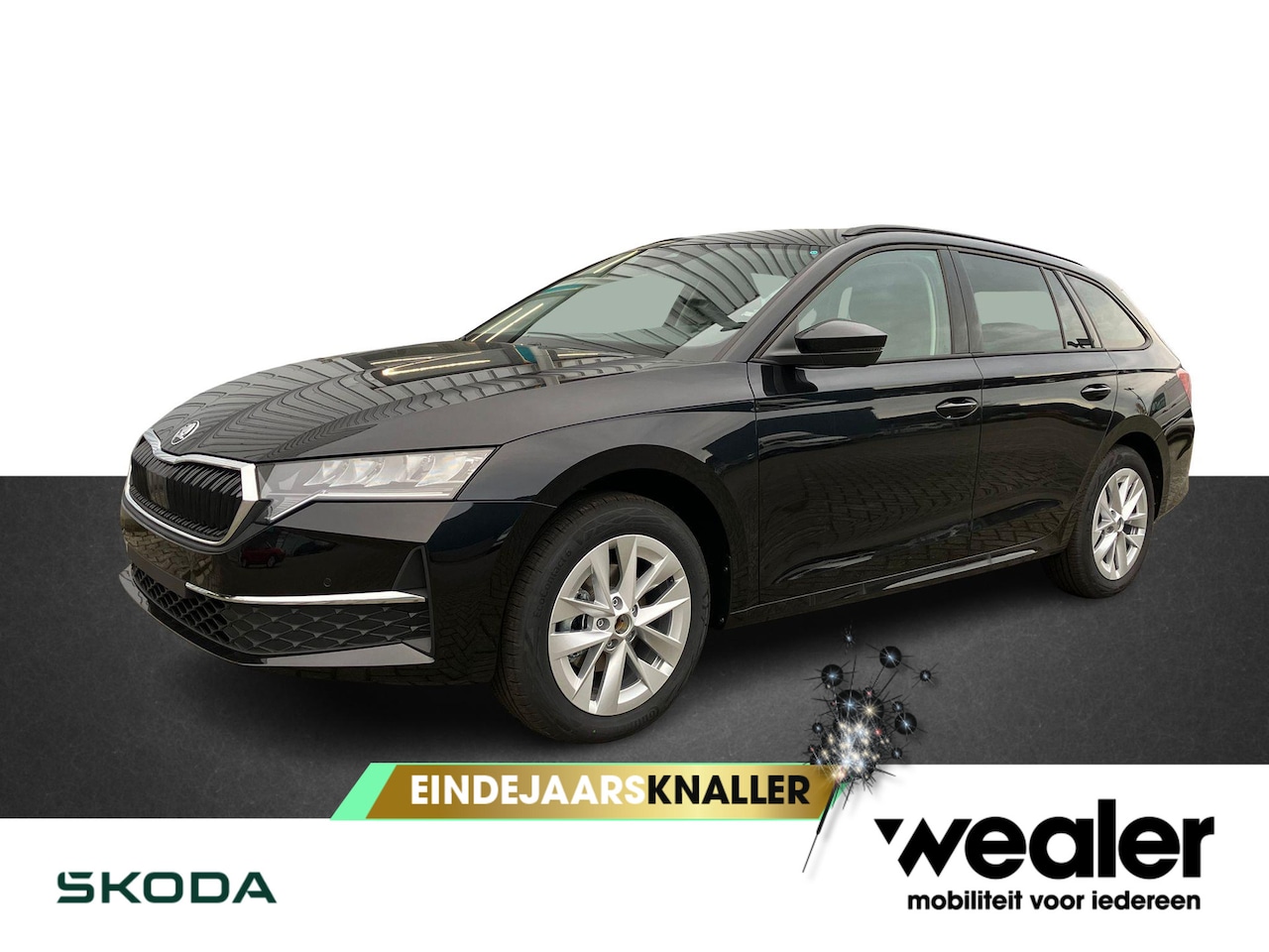 Skoda Octavia Combi - Business Edition Plus 1.5 TSI 115 pk | Trekhaak | Navigatie | 17" Lichtmetalen Velgen | - AutoWereld.nl