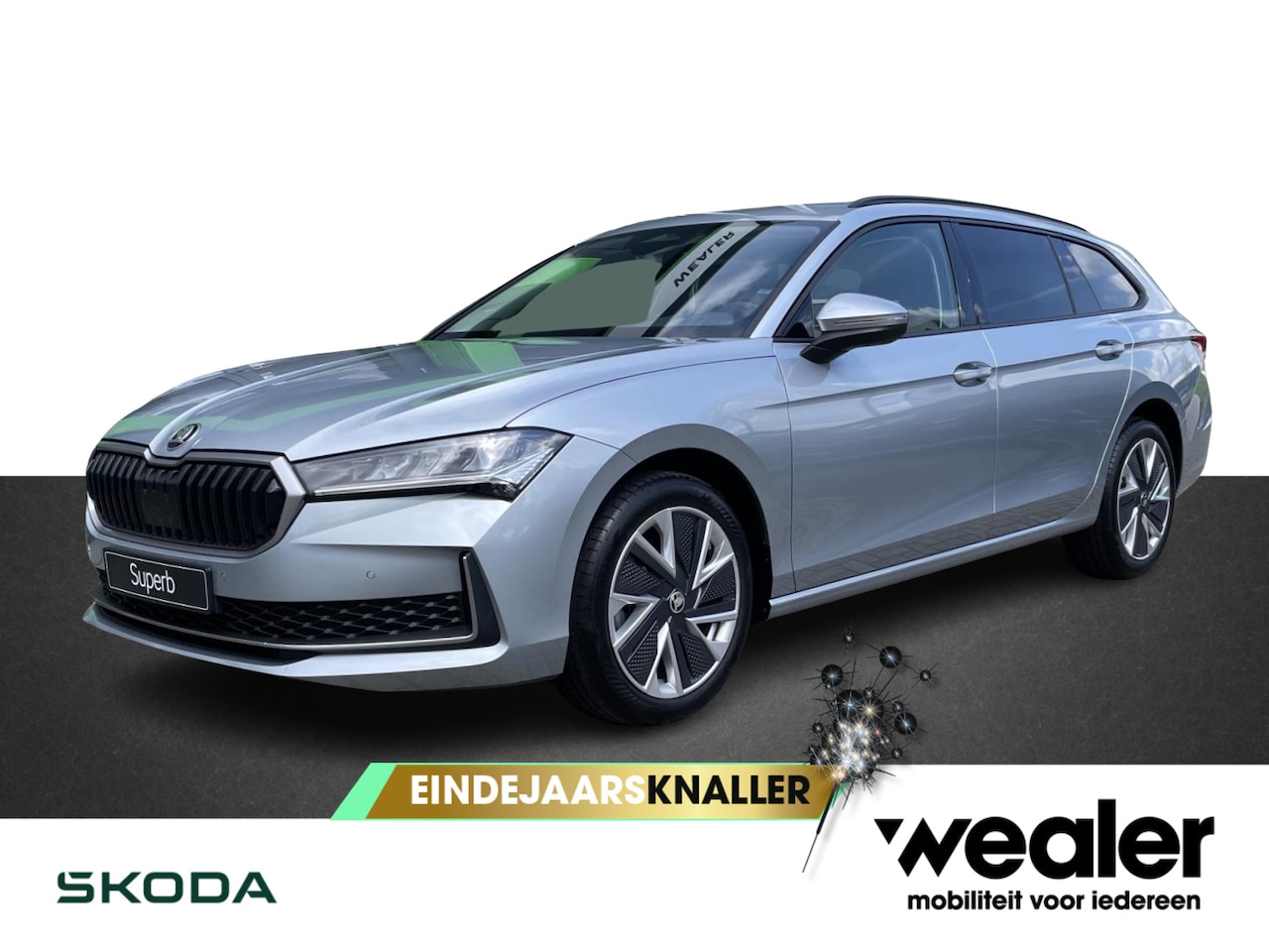 Skoda Superb Combi - First Edition 1.5 TSI m-HEV 150 pk DSG | Automaat | Elektrische achterklep | Navigatie | A - AutoWereld.nl