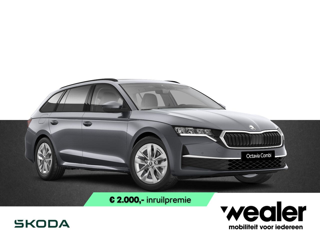 Skoda Octavia Combi - Business Edition Plus 1.5 TSI m-HEV 115 PK DSG Automaat | Panorama-dak | 17 inch lichtmeta - AutoWereld.nl