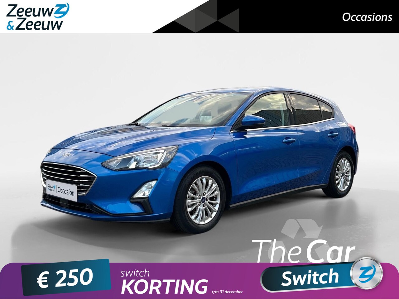 Ford Focus - 1.0 EcoBoost Hybrid Titanium X Business 125pk | Dealeronderhouden | Navigatie | Head up di - AutoWereld.nl