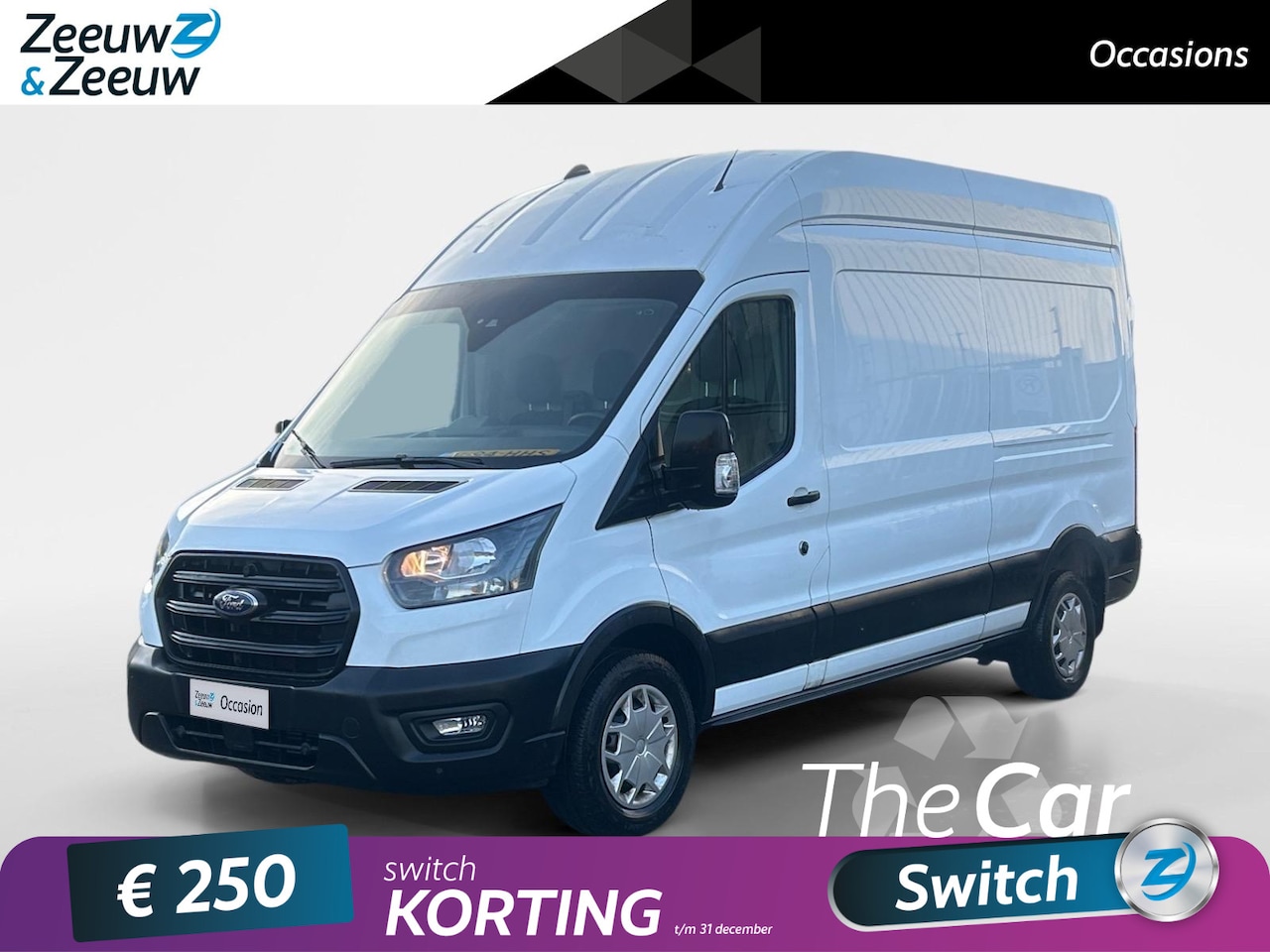 Ford Transit - 350 2.0 TDCI L3H3 Trend 170pk | Spiegel- en voorruitverwarming | Parkeer sensoren | Laadru - AutoWereld.nl