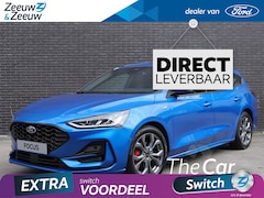 Ford Focus Wagon - 1.0 EcoBoost Hybrid ST Line X 125pk | €3.500.- korting | Stoel- stuur en voorruitverwarmin