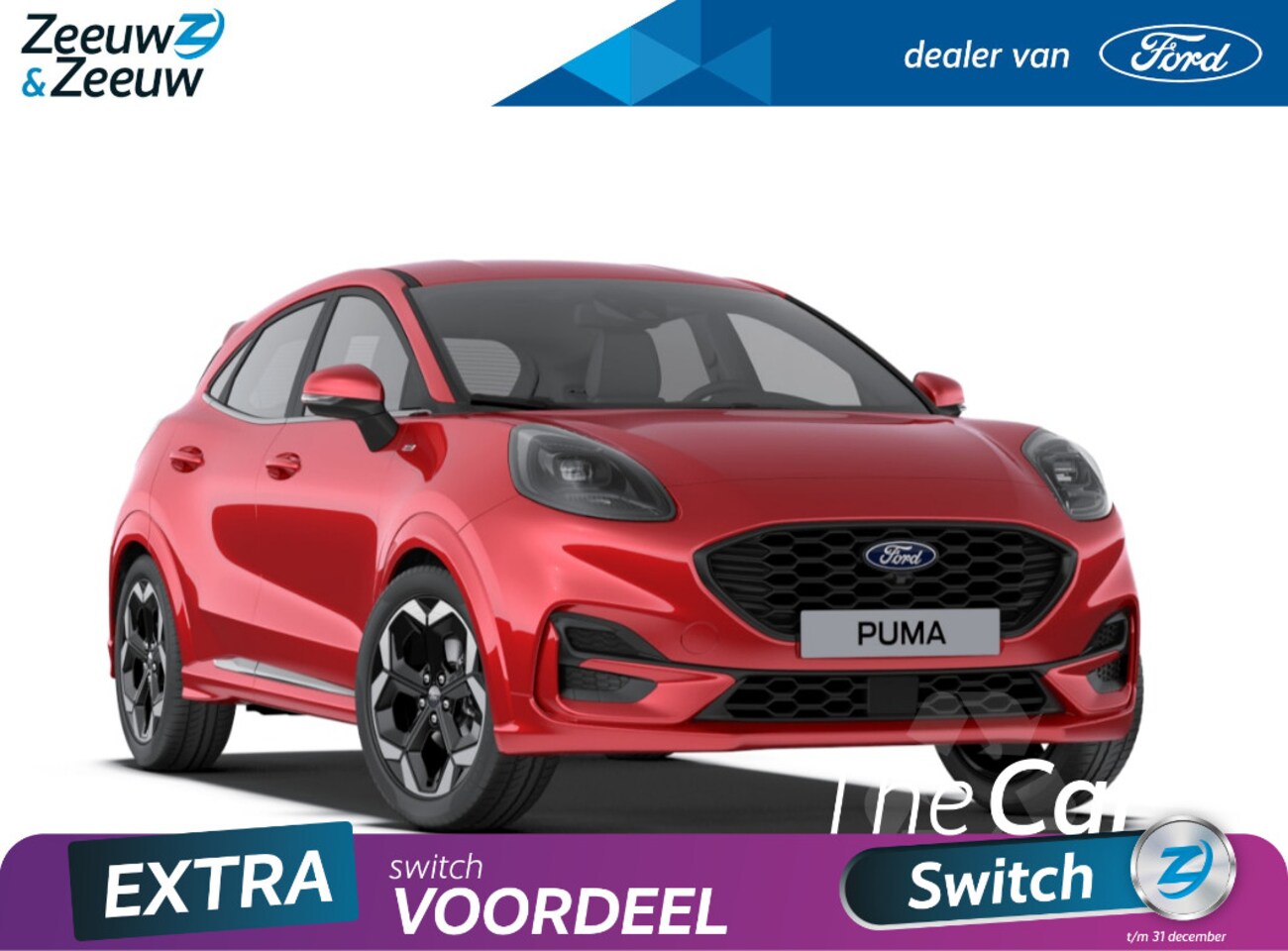 Ford Puma - 1.0 EcoBoost Hybrid ST-Line X 125pk automaat | €4.000.- korting | Nieuw te bestellen - AutoWereld.nl