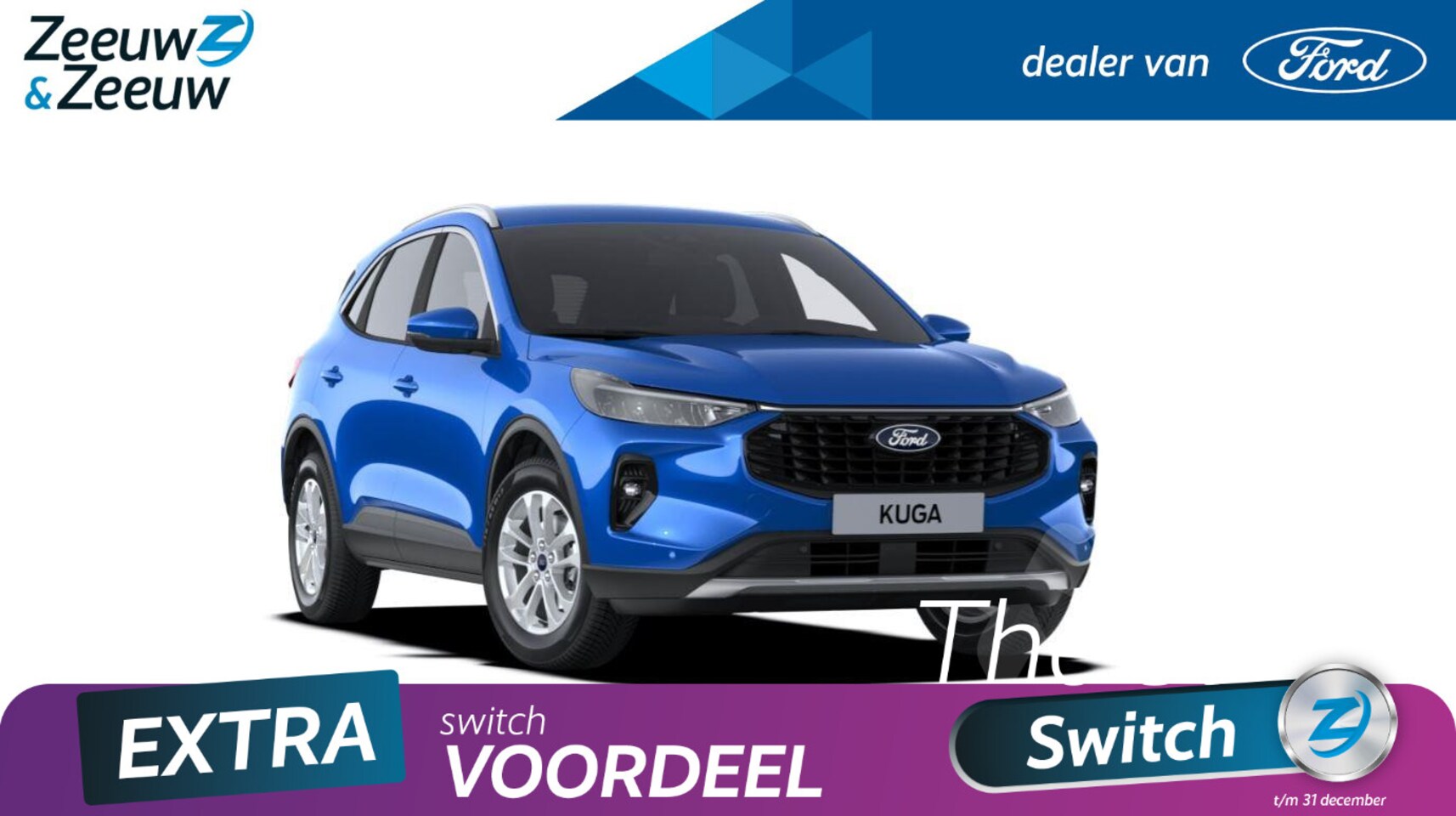 Ford Kuga - 2.5 PHEV Titanium 243pk | €4.000.- korting | Nieuw te bestellen | Digitaal dashboard | Ach - AutoWereld.nl