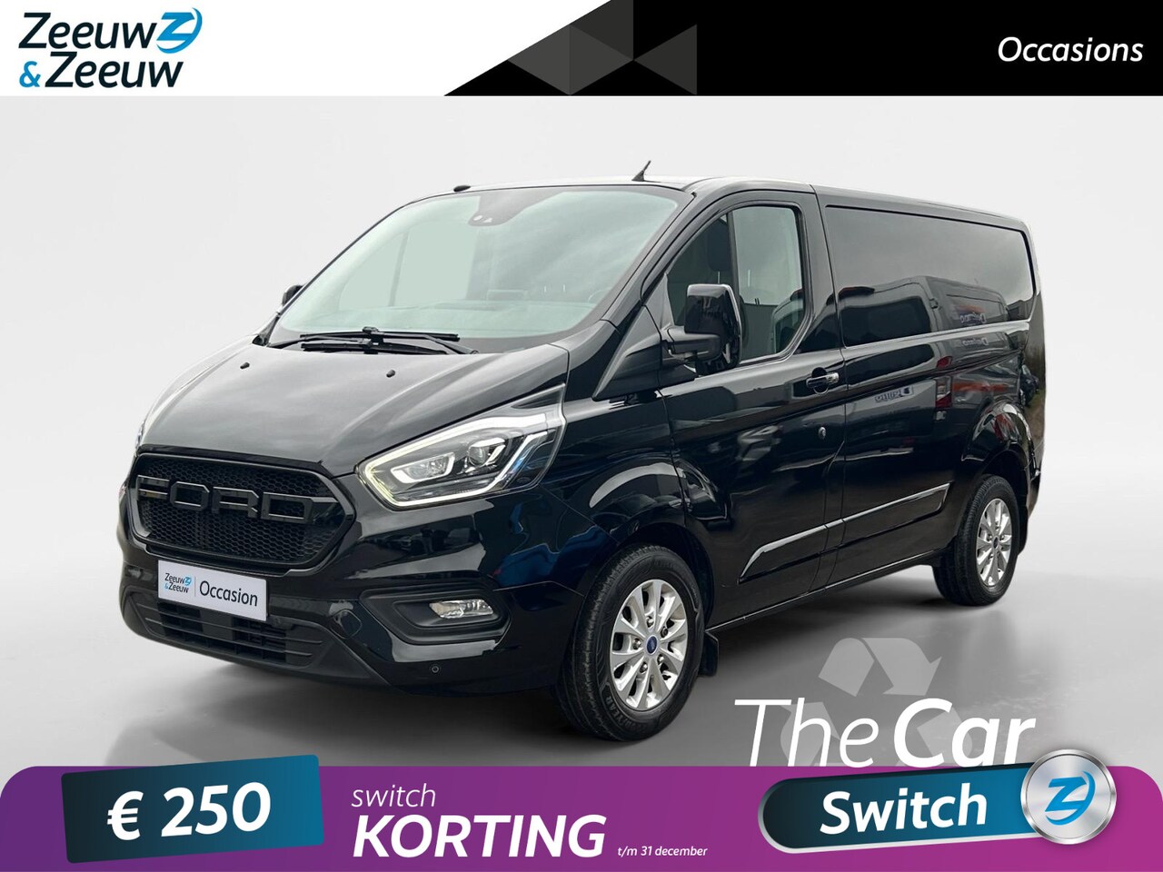 Ford Transit Custom - 280 2.0 TDCI L1H1 Limited 170pk automaat | Stoel- en voorruitverwarming | Navigatie | Lich - AutoWereld.nl