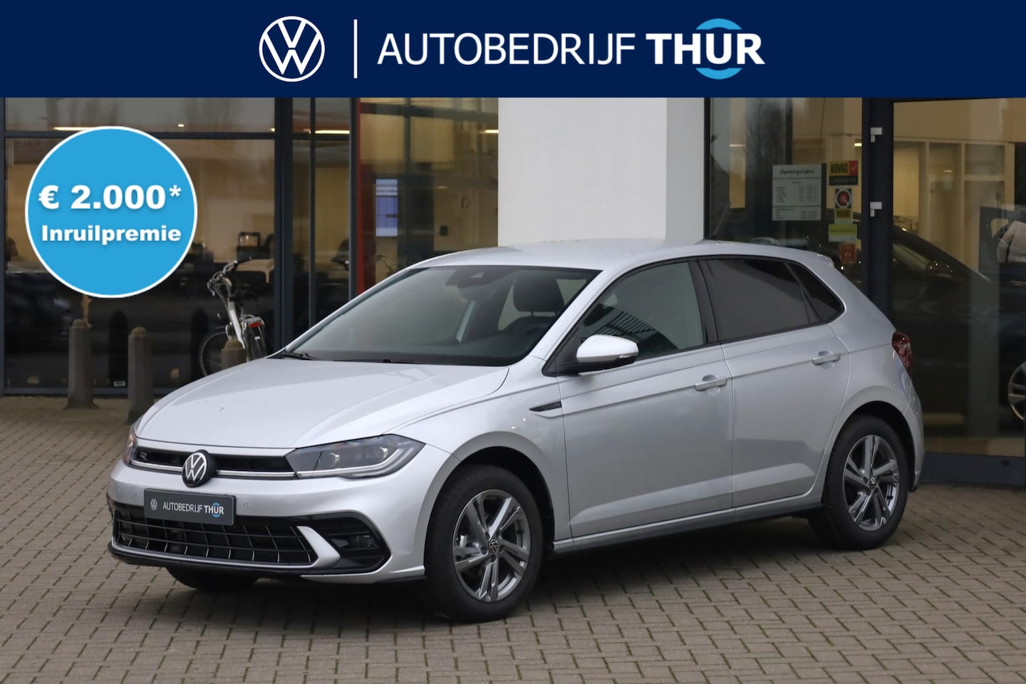 Volkswagen Polo - 1.0 TSI R-Line Business 95PK / 70kW LED Matrix IQ.Light, navigatie, 2-zone Climatronic, ac - AutoWereld.nl