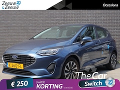 Ford Fiesta - 1.0 EcoBoost Hybrid Titanium 125pk | DEMO | Stoel- stuur en voorruitverwarming | Navigatie