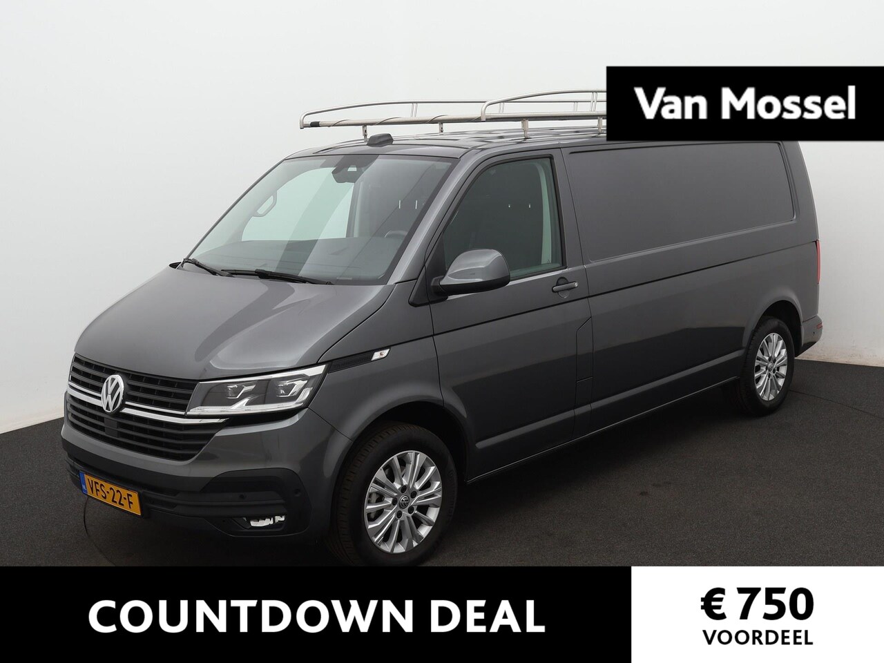 Volkswagen Transporter - 2.0 TDI L2H1 Highline | Automaat | Multifunctioneel stuur | Imperiaal | Trekhaak | Parkeer - AutoWereld.nl