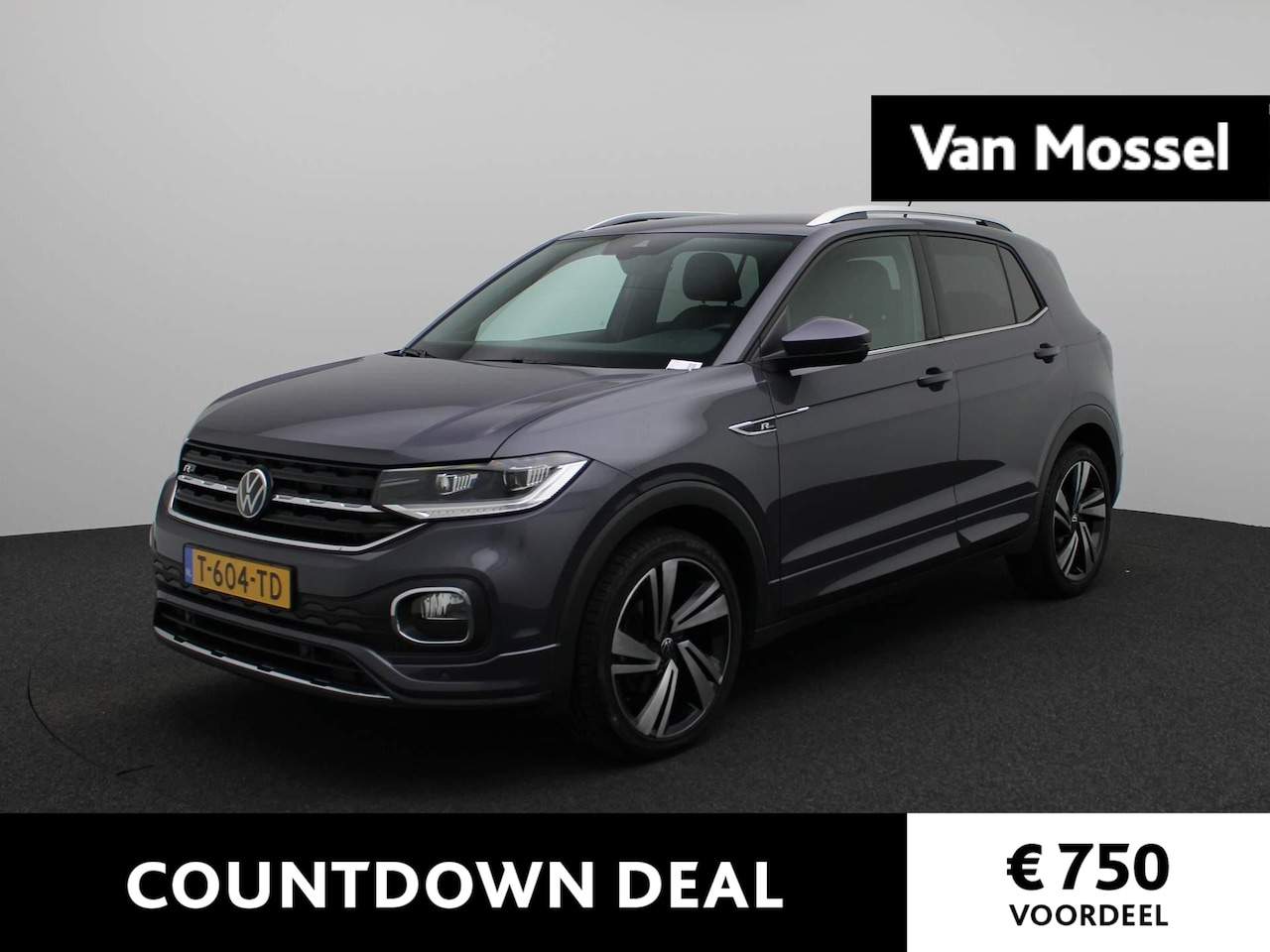 Volkswagen T-Cross - 1.0 TSI R-Line Automaat | Airco | Navigatie | Half-Leder | 18 Inch Velgen | Parkeersensore - AutoWereld.nl