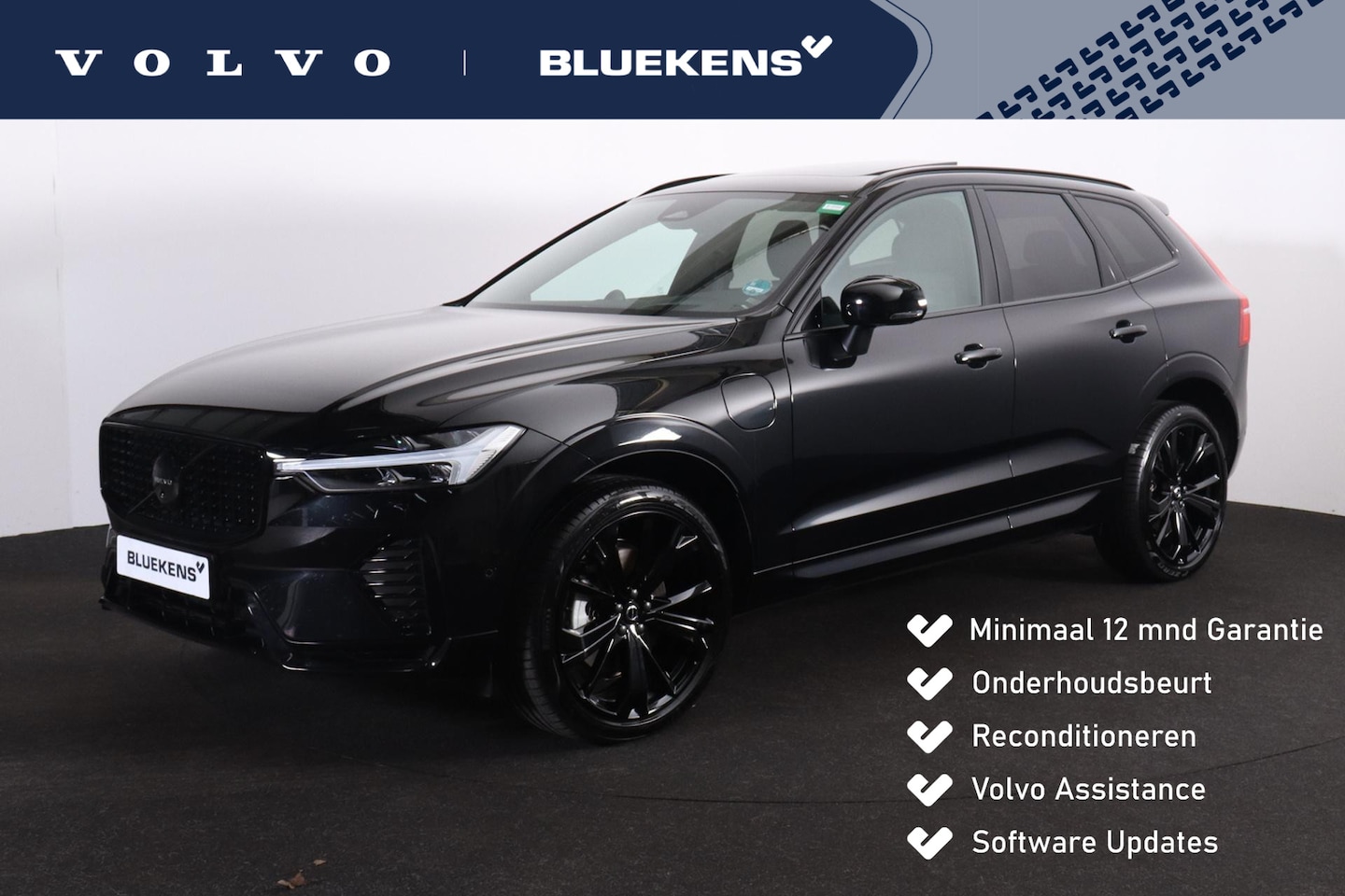 Volvo XC60 - Recharge T6 AWD Ultimate Dark Black Edition - LONG RANGE - Panorama/schuifdak - IntelliSaf - AutoWereld.nl