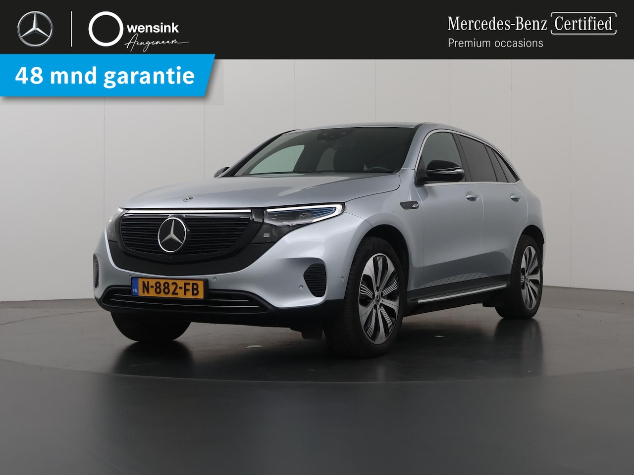 Mercedes-Benz EQC - 400 4MATIC Premium 80 kWh | Memory | Keyless | 360 graden camera | Schuif/kanteldak | Burm - AutoWereld.nl