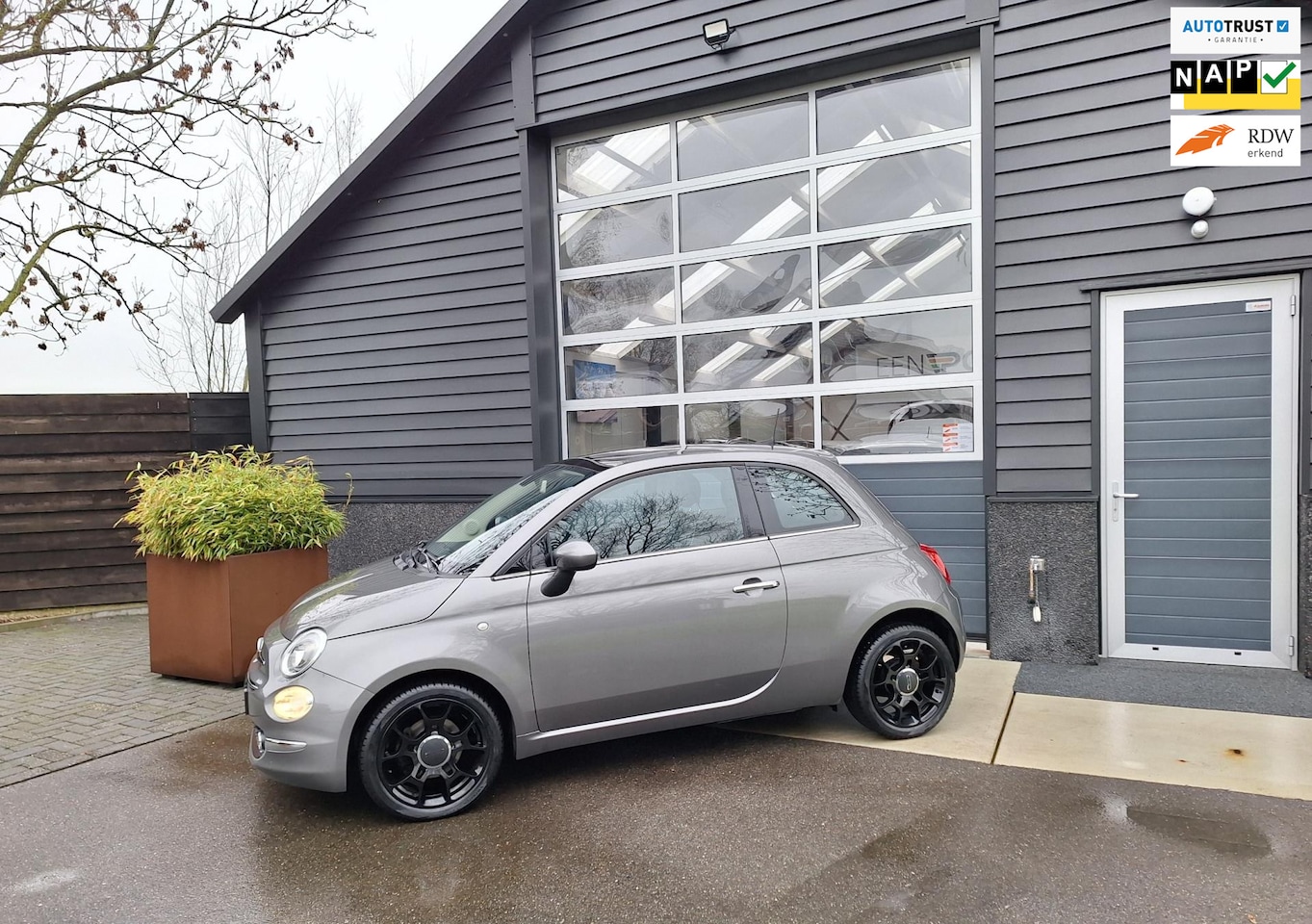 Fiat 500 - 0.9 TwinAir Turbo Lounge 1e Eig. BTW-Auto, Panoramadak, Navigatie-Full-Map, Airco, Cruise- - AutoWereld.nl