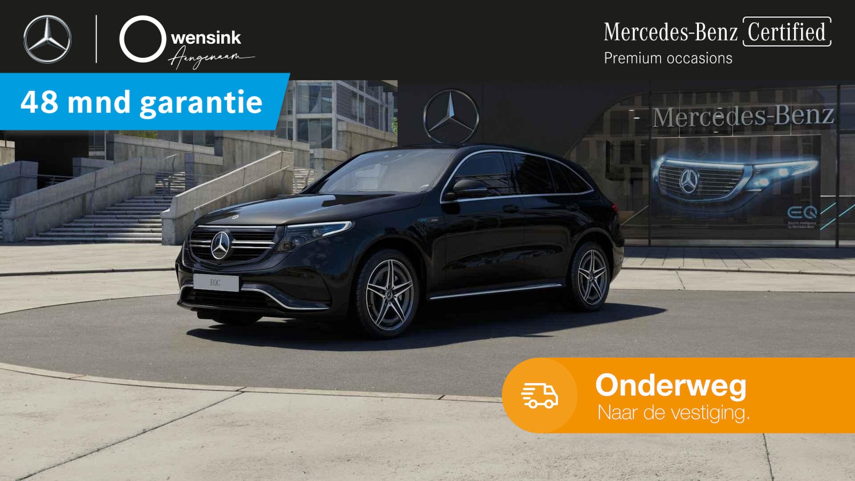 Mercedes-Benz EQC - 400 4MATIC Premium Plus 80 kWh | Schuif/kanteldak | Memory | Rijassistentiepakket Plus | K - AutoWereld.nl