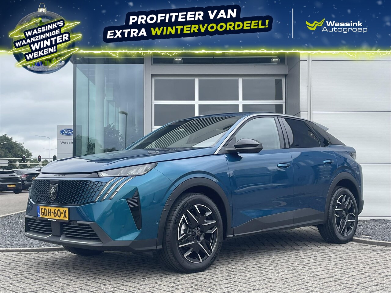 Peugeot 3008 - 1.2 HYBRID 136pk e-DCS6 Allure | AUTOMAAT | Adaptive Cruise Control | Navigatie | PDC Voor - AutoWereld.nl