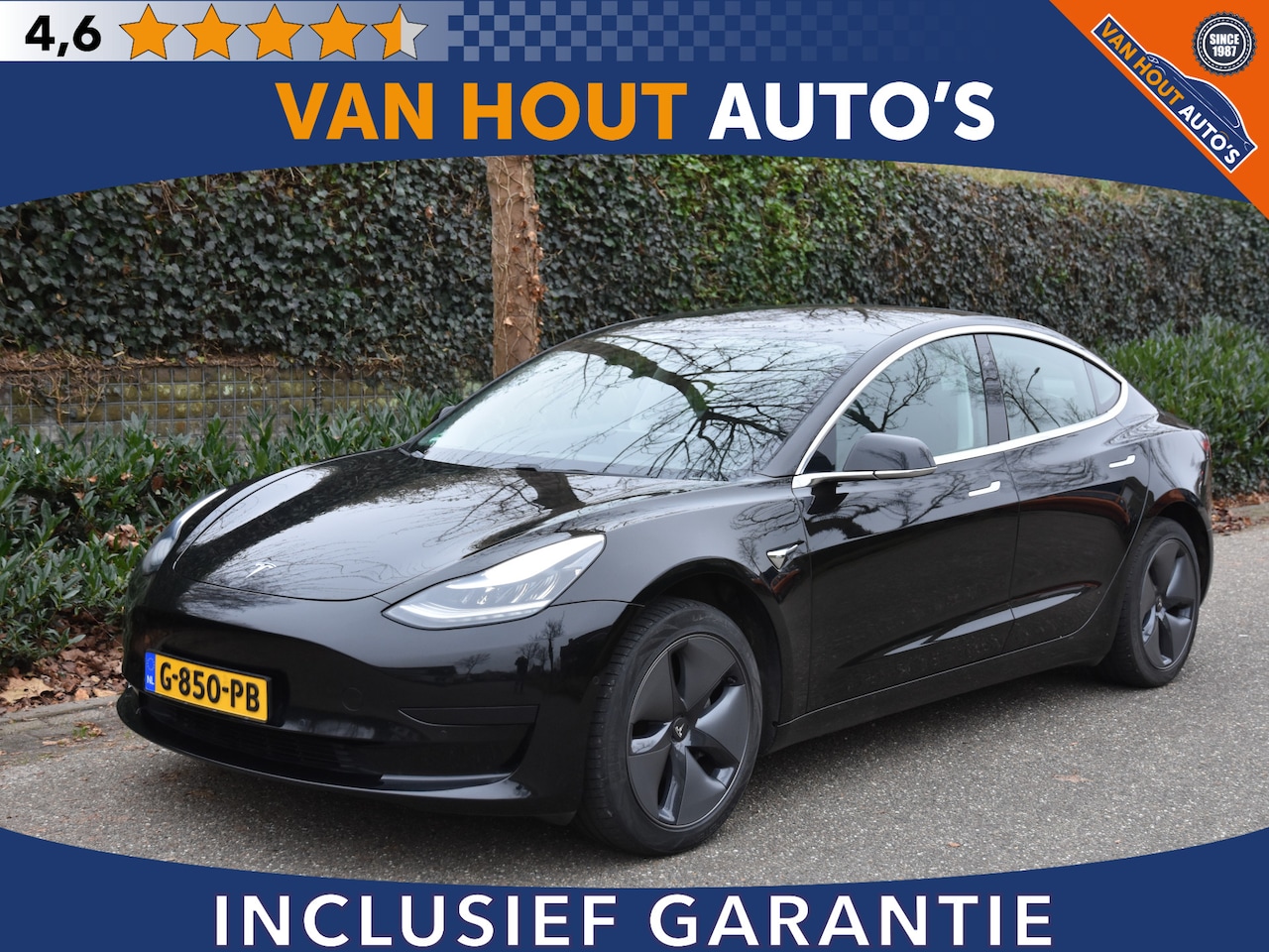 Tesla Model 3 - Standard RWD Plus 60 kWh | PANORAMA DAK | LEDER - AutoWereld.nl