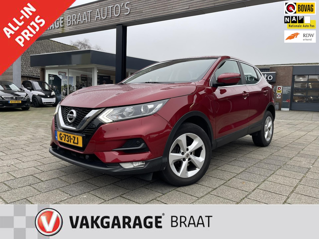 Nissan Qashqai - 1.3 DIG-T N-Connecta l NAVI l CAMERA l RIJKLAAR! - AutoWereld.nl