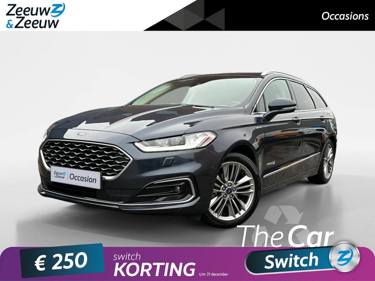 Ford Mondeo Wagon - 2.0 IVCT HEV Vignale |Zeer compleet| Zeer nette auto|Lederen bekleding|Memory stoelen| - AutoWereld.nl