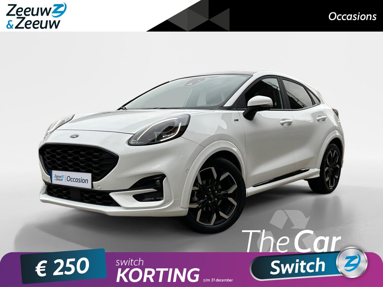 Ford Puma - 1.0 EcoBoost Hybrid ST-Line X |Zeer compleet|Panoramadak|Winter Pack|Dealer onderhouden| - AutoWereld.nl