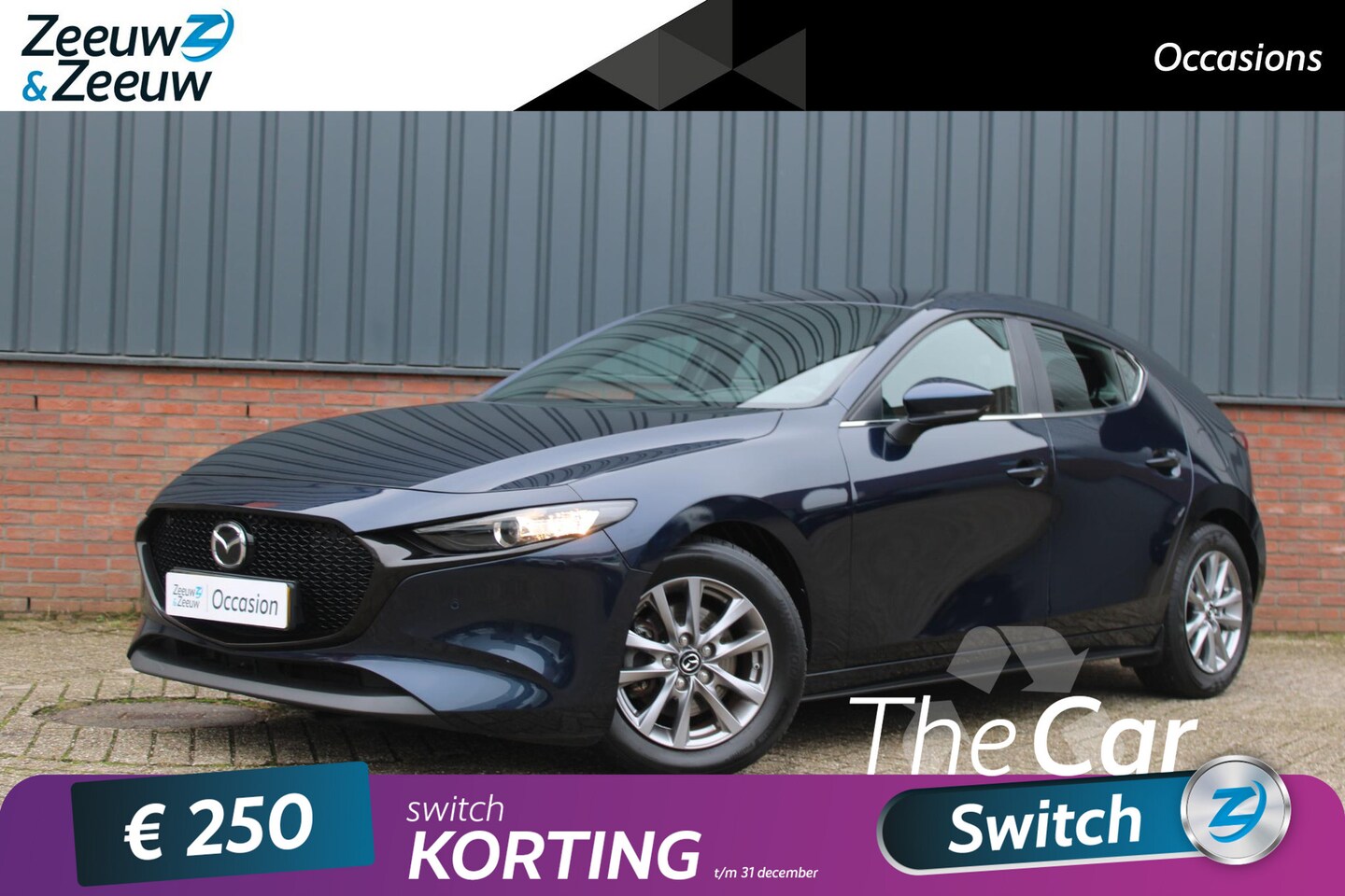 Mazda 3 - 2.0 e-SkyActiv-X M Hybrid 180 Comfort met Bose |Zeer compleet|Lederen bekleding+memory|Tre - AutoWereld.nl