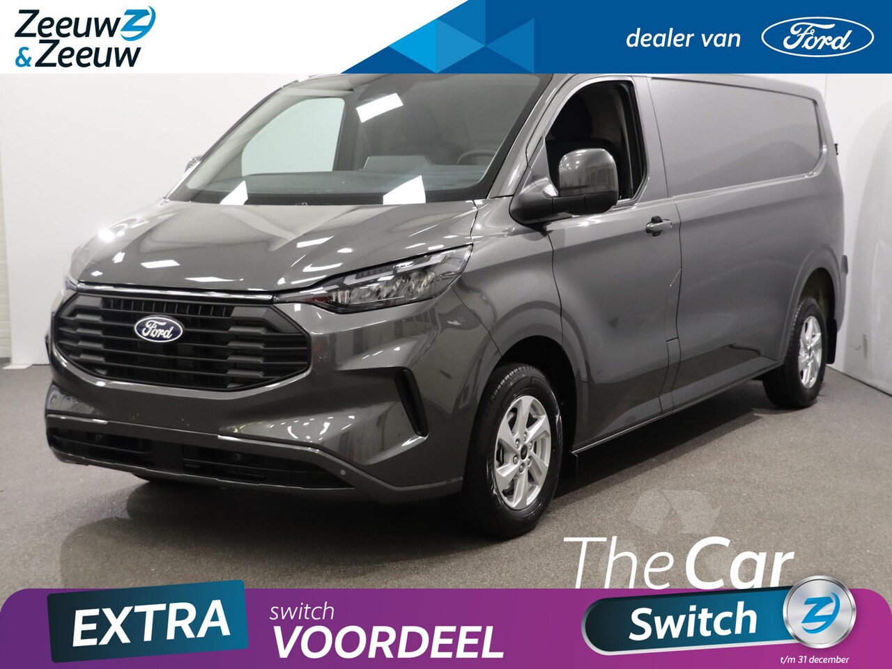 Ford Transit Custom - 300 2.0 L2H1 Limited | Leveren uit VOORRAAD | LEVEREN IN 2024 | Stoel/Voorruitverwarming | - AutoWereld.nl