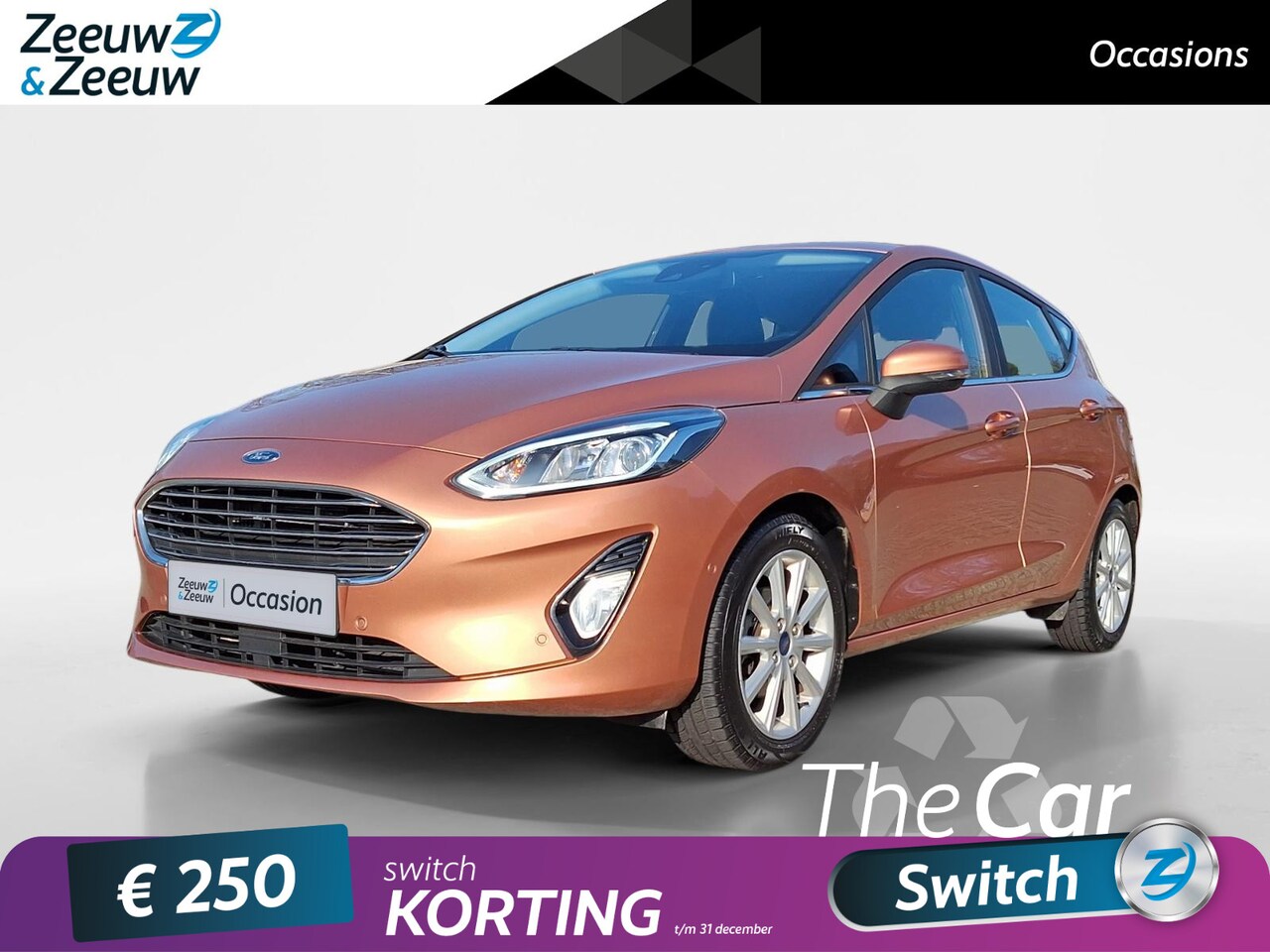 Ford Fiesta - 1.0 EcoBoost Titanium | Trekhaak | B&O | Camera | Parkeersensoren | Voorruitverwarming | A - AutoWereld.nl