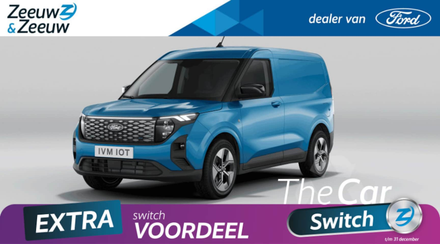 Ford E-Transit Cour. - Limited 44 kWh Nu bestelbaar, WLTP 290KM Actieradius | 17" Lichtmetaal | Verwarmde voorrui - AutoWereld.nl