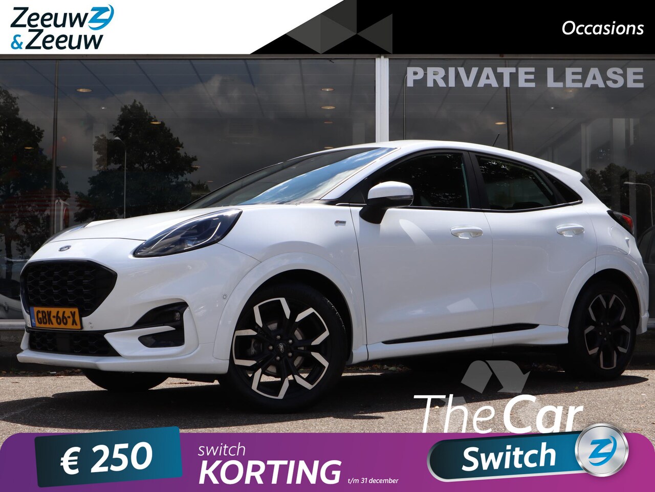 Ford Puma - 1.0 EcoBoost Hybrid ST-Line Automaat | 18" Lichtmetaal | Parkeersensoren | Navigatie | Cam - AutoWereld.nl