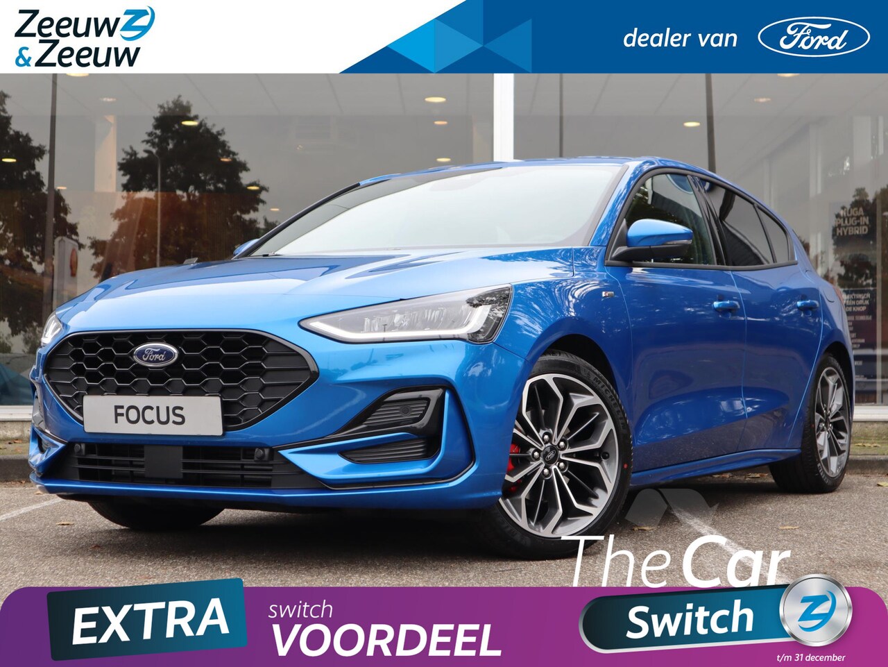 Ford Focus - 1.0 EcoBoost Hybrid ST Line X 125Pk | 2.500,- Ford korting | 18" Lichtmetaal | Verwarmde v - AutoWereld.nl