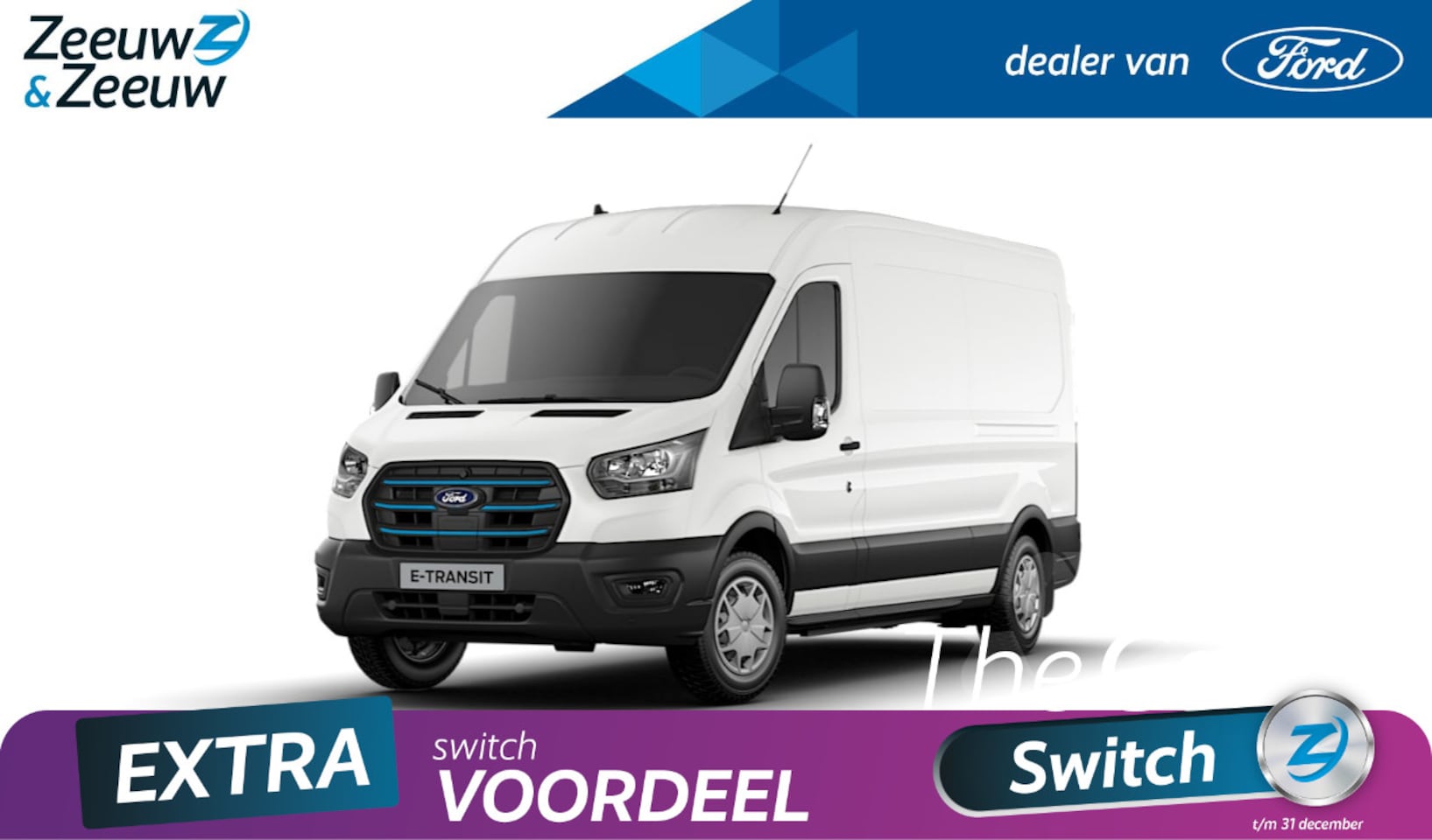 Ford E-Transit - 350 L3H2 Trend 68 kWh | Laadruimteverlichting | Stoelverwarming | Climate control | Parkee - AutoWereld.nl