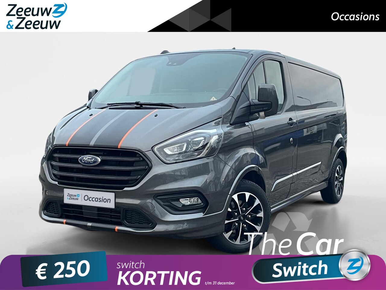 Ford Transit Custom - 320 2.0 TDCI L2H1 Sport automaat | Trekhaak | Achteruitrijcamera | Stoel-en voorruitverwar - AutoWereld.nl