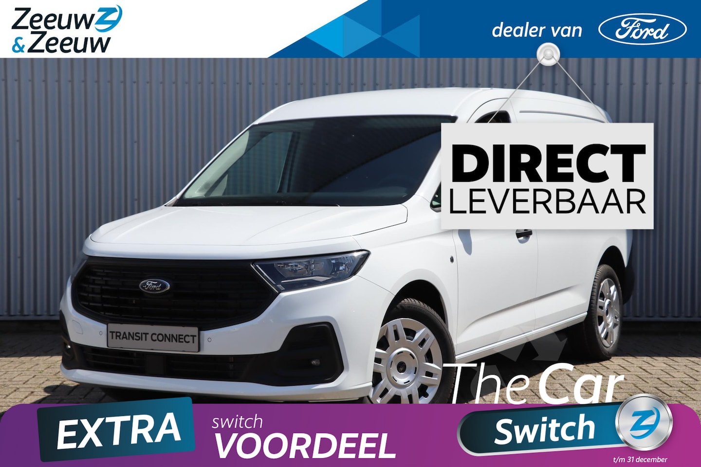 Ford Transit Connect - 2.0 EcoBlue L2 Trend | VOORRAAD | Nieuw Model 2024 | € 1832 Actie korting | - AutoWereld.nl