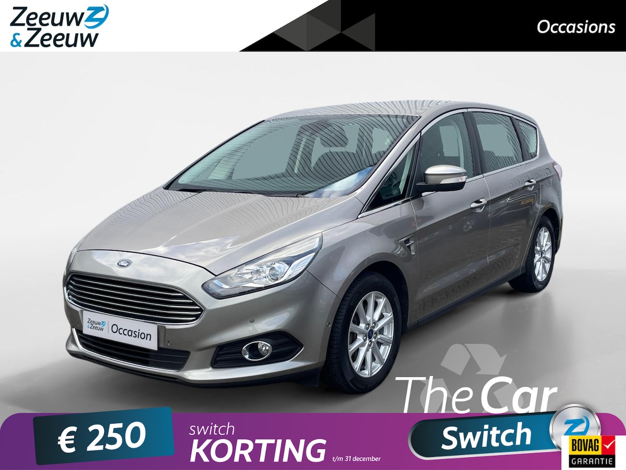 Ford S-Max - 1.5 Titanium | Dealer onderhouden | Cruise Control | Parkeersensoren | Navigatie | Stoel- - AutoWereld.nl