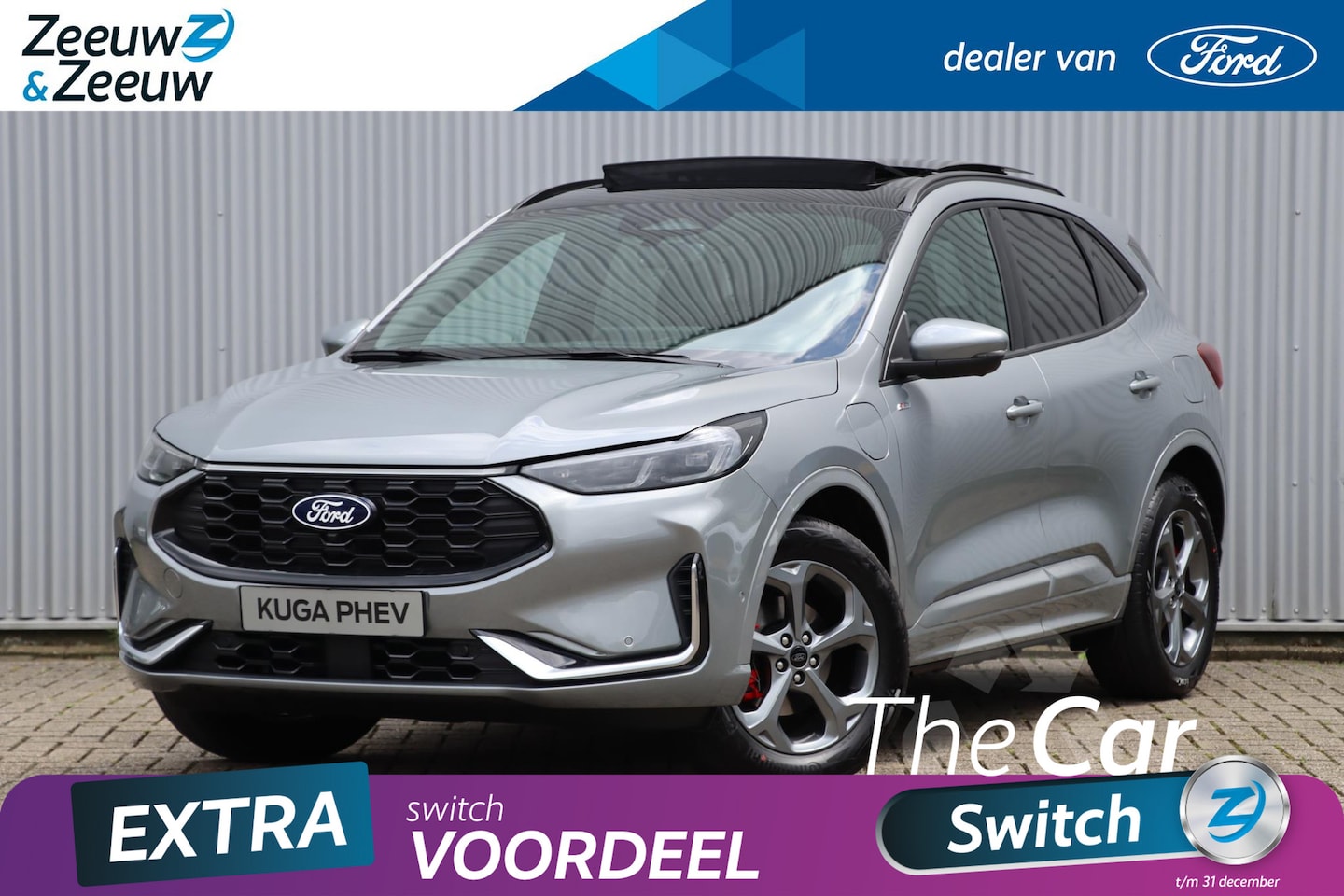 Ford Kuga - 2.5 PHEV ST-Line X | Nieuw model 2024 | €4000,- korting | Nieuw te bestellen |  2100 kg Tr - AutoWereld.nl