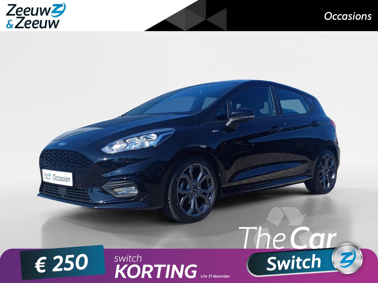 Ford Fiesta - 1.0 EcoBoost ST-Line 1e Eigenaar | Climate Control | Cruise Control | Navigatie | 12 maand - AutoWereld.nl