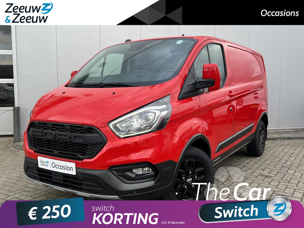 Ford Transit Custom - 300 2.0 TDCI L1H1 Trail | Trekhaak | Winter Pack | Achteruitrijcamera | Lederen bekleding - AutoWereld.nl