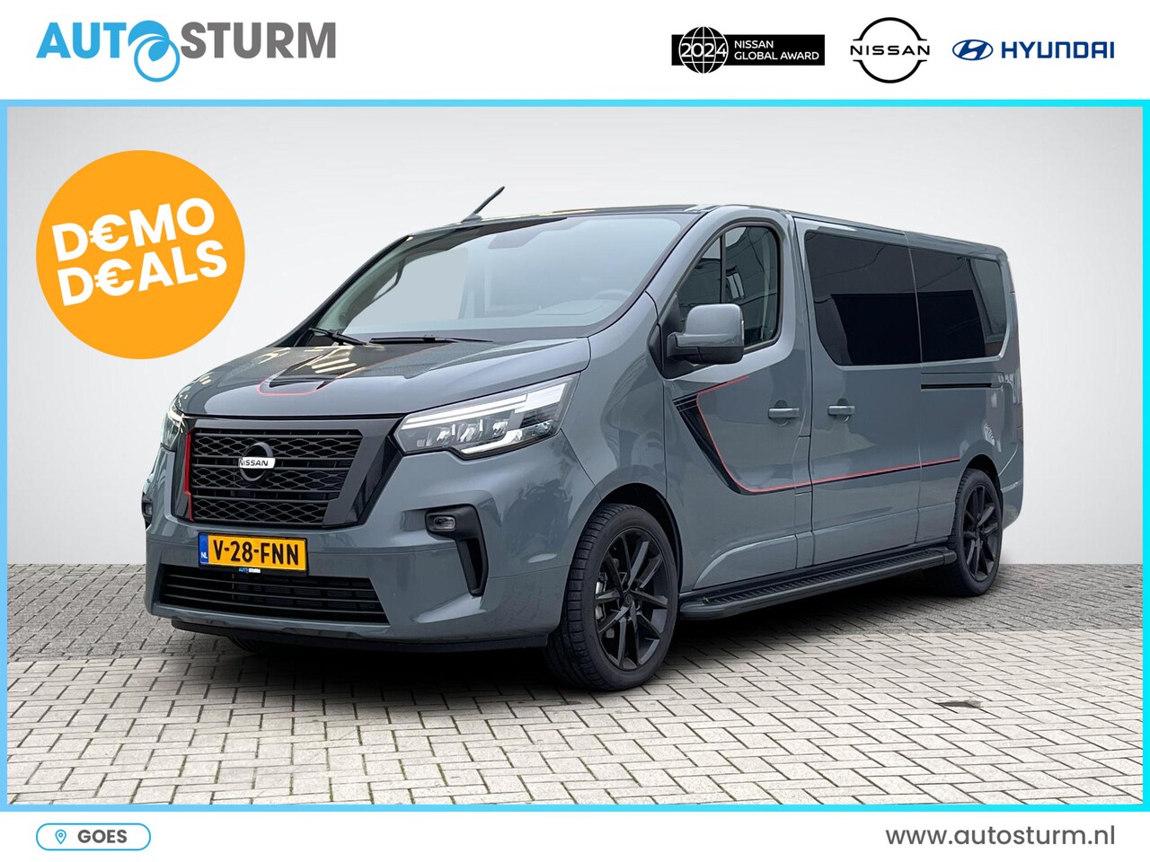 Nissan Primastar - 2.0 dCi L2H1 N-Connecta Black Edition Dubbel Cabine 5-Persoons | Trekhaak | Vol-Leder | 19 - AutoWereld.nl