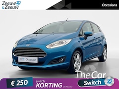 Ford Fiesta - 1.0 EcoBoost Titanium | Dealer onderhouden | Navigatie | Parkeersensor achter | Verwarmde