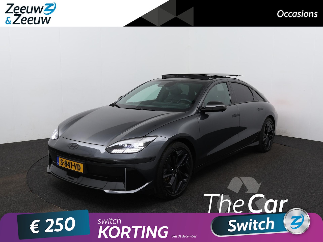 Hyundai IONIQ 6 - First Edition AWD 77 kWh | Speciale uitvoering | vol opties | Schuif/kantel dak | - AutoWereld.nl