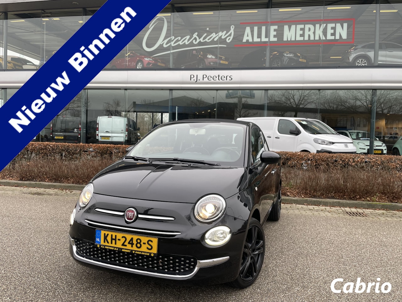 Fiat 500 C - 0.9 TwinAir Turbo Lounge Cabrio - Airco - Licht metalen velgen 16 inch - mistlampen - USB/ - AutoWereld.nl