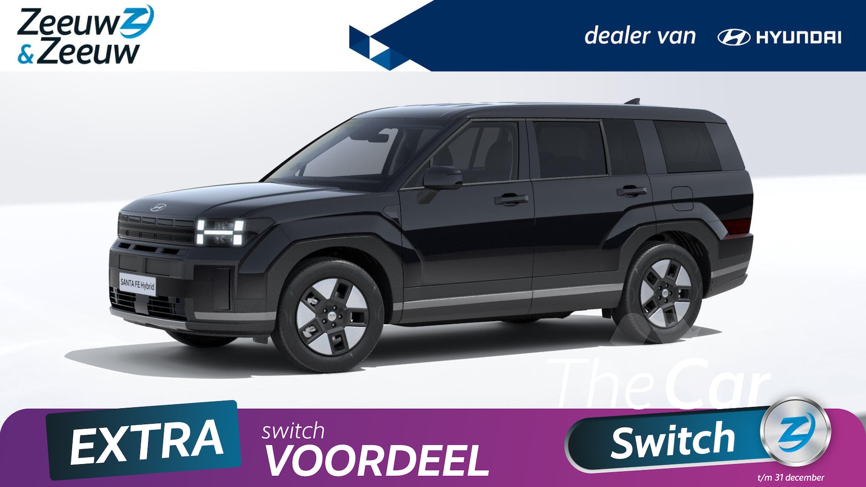 Hyundai Santa Fe - 1.6 T-GDI HEV Comfort Smart 7p. 1.6 T-GDI HEV Comfort Smart 7p. SUPERDEAL!! - AutoWereld.nl