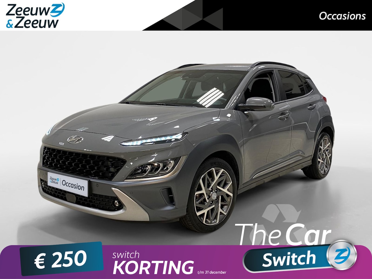 Hyundai Kona - 1.6 HYBRID | PREMIUM | AUTOMAAT | LEDER | - AutoWereld.nl