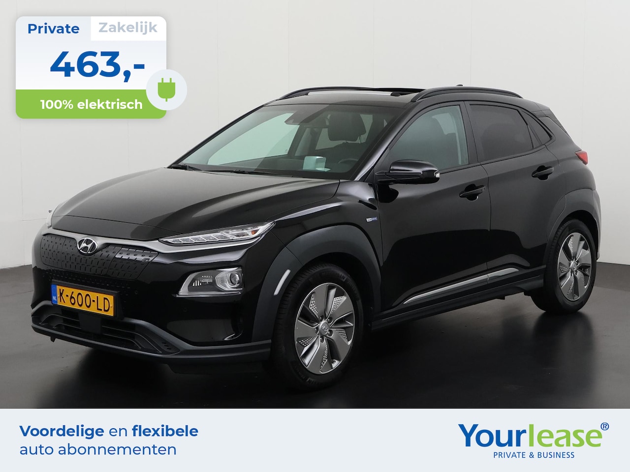 Hyundai Kona Electric - EV Premium 64 kWh | All-in 463,- Private Lease | Zondag Open! - AutoWereld.nl