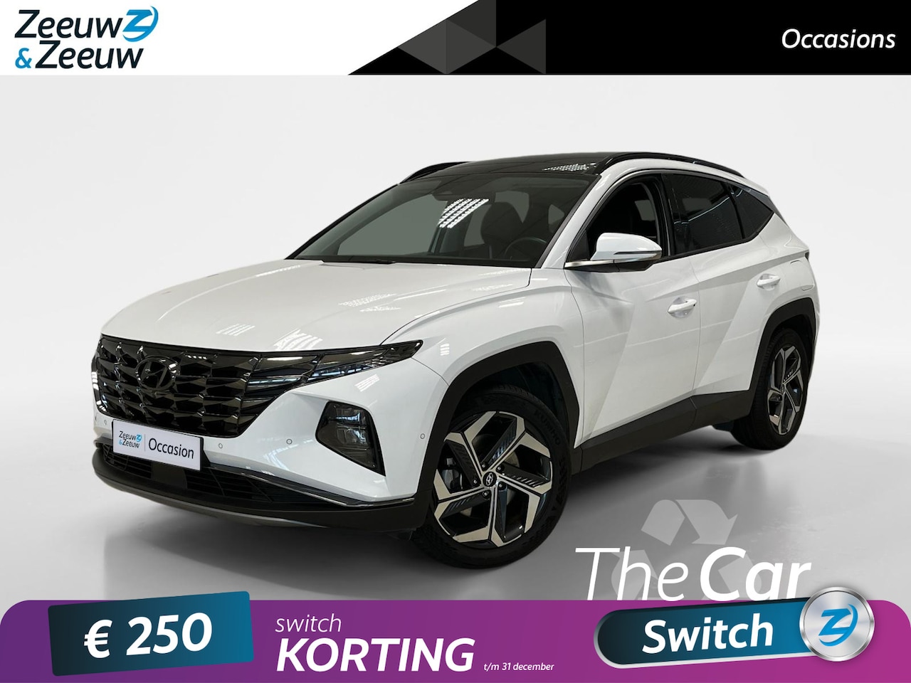 Hyundai Tucson - 1.6 PHEV | PREMIUM SKY | LEDER | PANODAK | - AutoWereld.nl