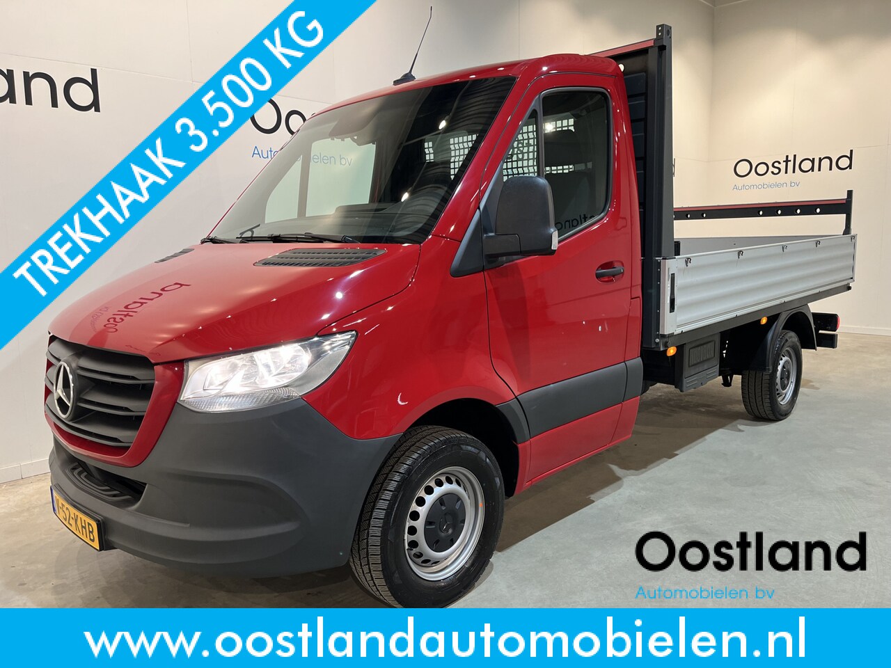 Mercedes-Benz Sprinter - 317 1.9 CDI L2 RWD Automaat Open Laadbak / Euro 6 / Trekhaak 3500 KG / Airco / Cruise Cont - AutoWereld.nl